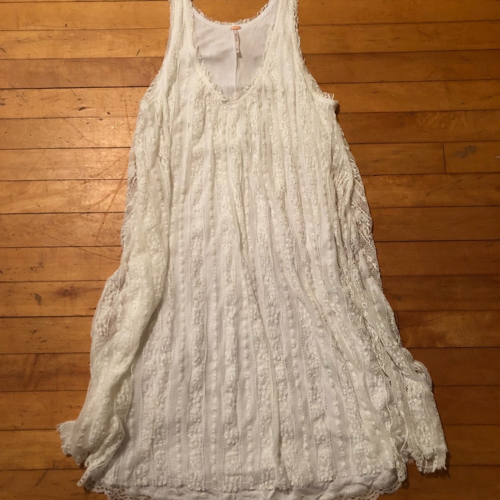 Free People Crochet Shift